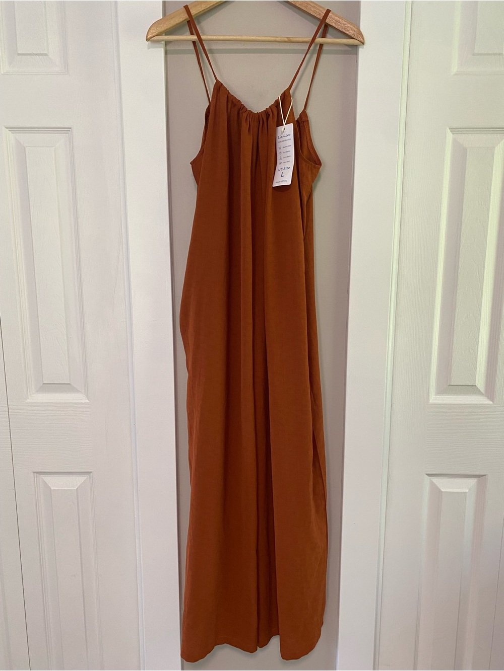 Women's Rust Brown jumpsuit